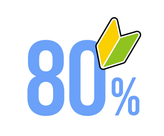 未経験スタート率