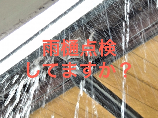 雨樋は重要な家の一部です😊
