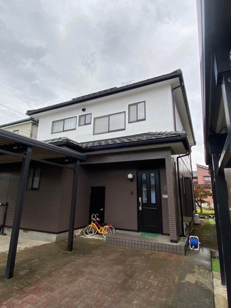 新潟市江南区　W様邸　外壁塗装工事