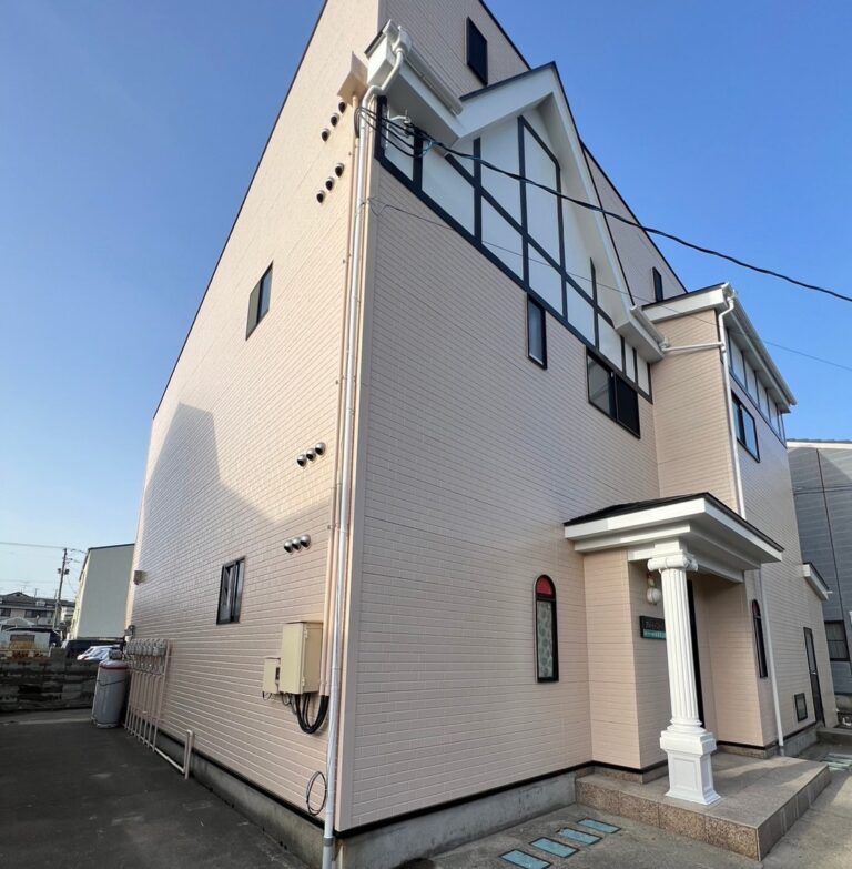 新潟市西区 アパート 外壁屋根塗装工事