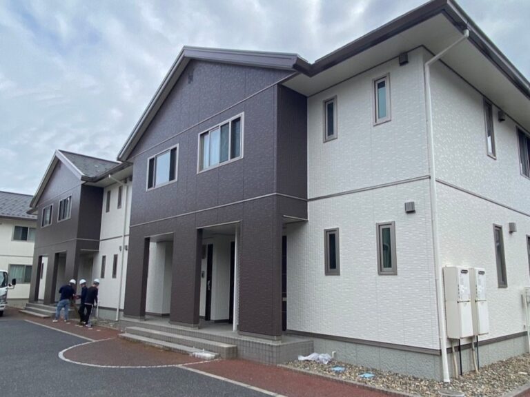 新潟市西区 アパート 外壁塗装工事