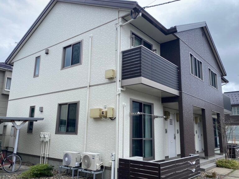 新潟市西区 アパート 外壁塗装工事