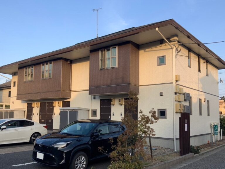新潟市西区 アパート 外壁塗装工事