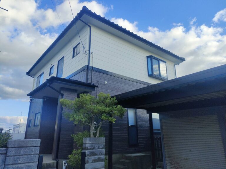 新潟市西蒲区　H様邸　外壁塗装工事