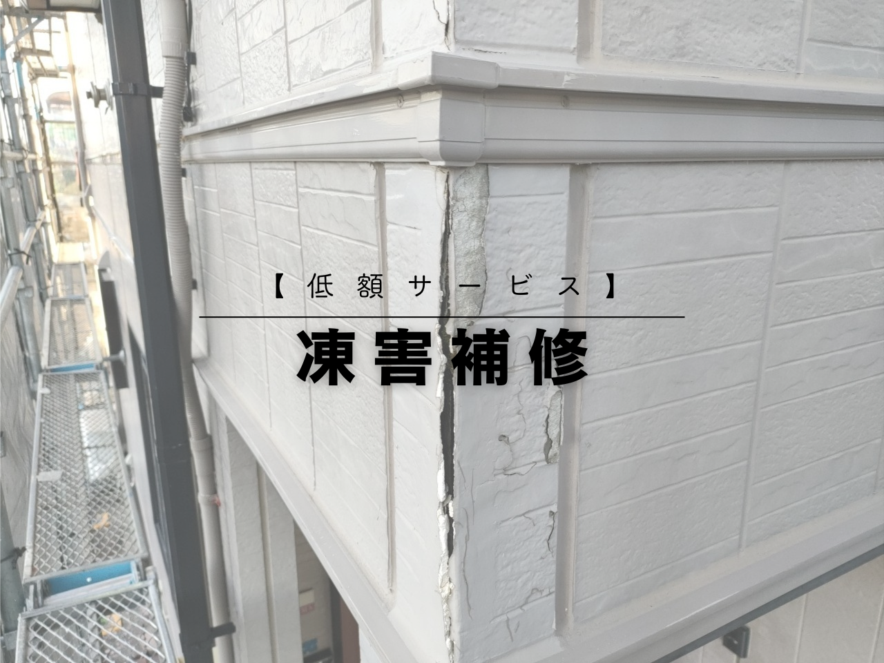 【低額サービス】凍害補修