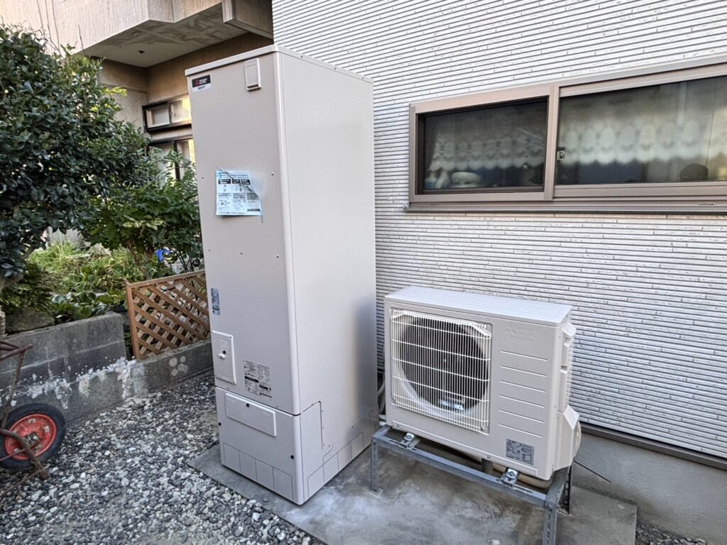 新潟市西区 エコキュート交換工事 施工後
