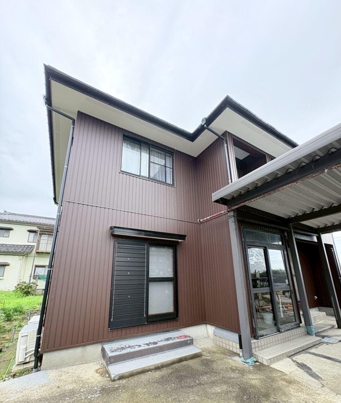 新潟市西蒲区Y様邸 外壁リフォームの施工後
